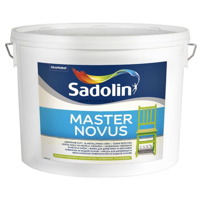 Sadolin MASTER NOVUS pusmatēta, balta BW 10 L